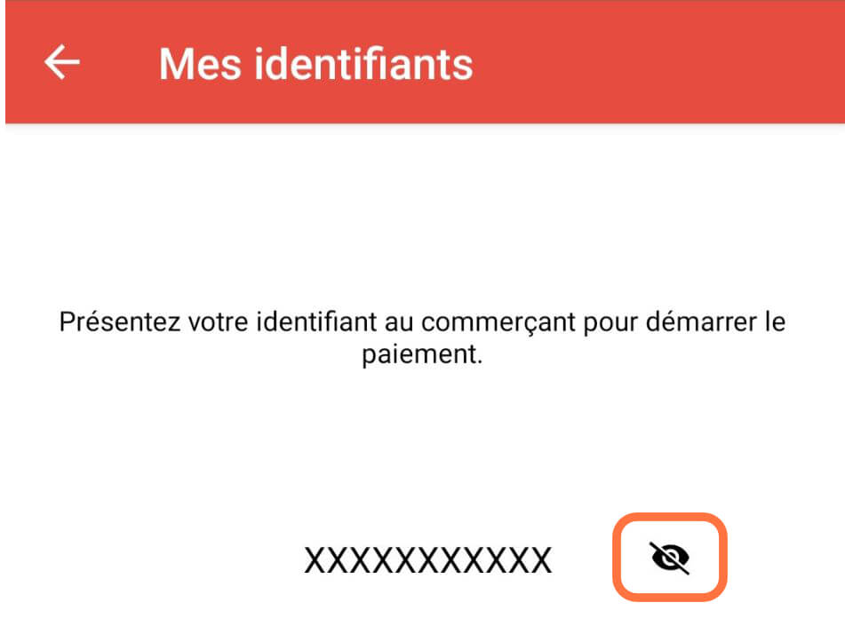 Afficher son identifiant Chèque-Vacances Connect